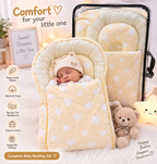Baby Sleeping Bag with Star Print - Soft Newborn Sleep Nest (5 Colors)