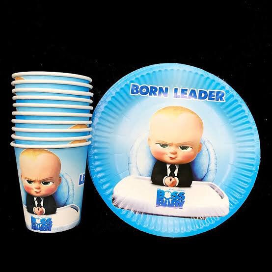 Boss Baby Plates & Cups Set