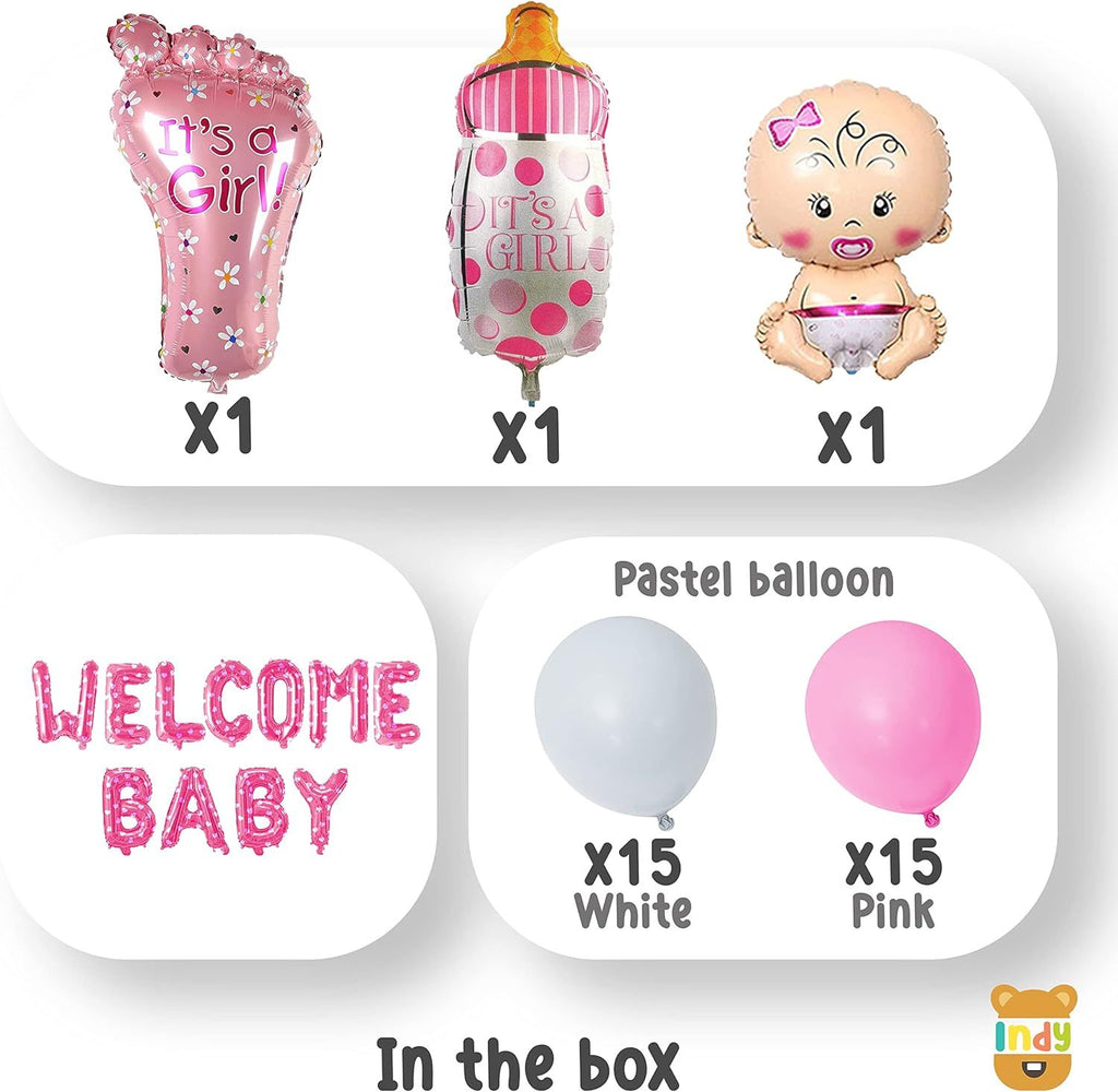Welcome Baby Foil Balloon Set – 5 Pcs