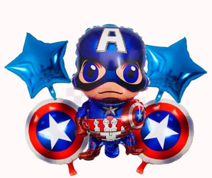 Avengers Captain America Birthday Set – 38 Pcs