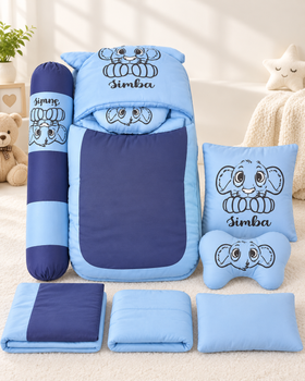 Simba Baby Sleeping Bag Set - Blue Newborn Bedding Set