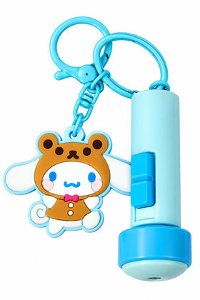 Aqua Bunny Bear Keychain Light