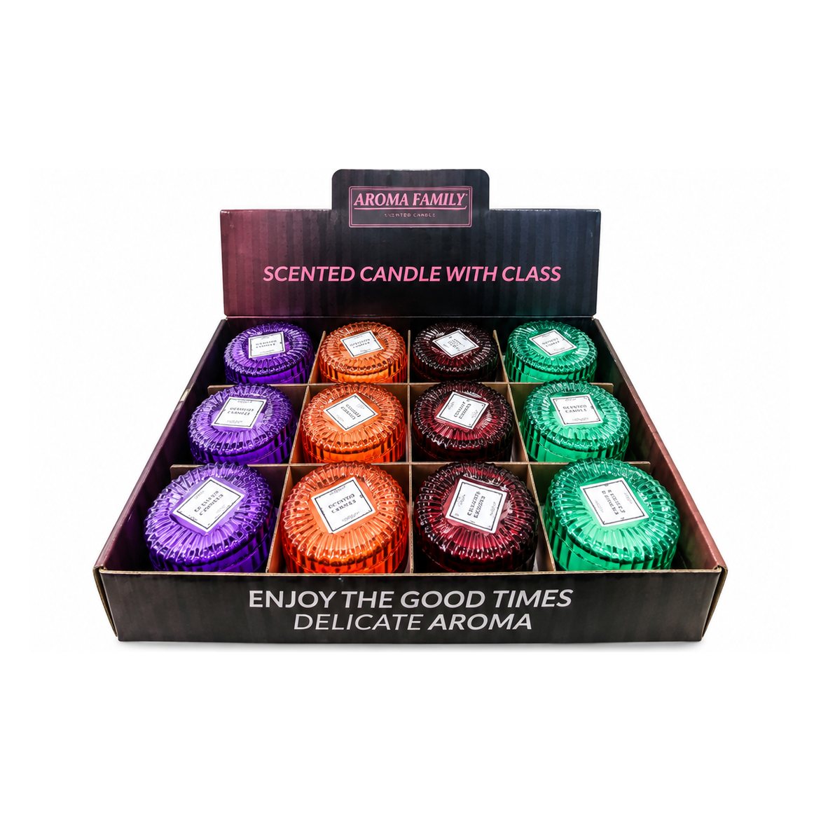 Candle with Class – 12 Pcs