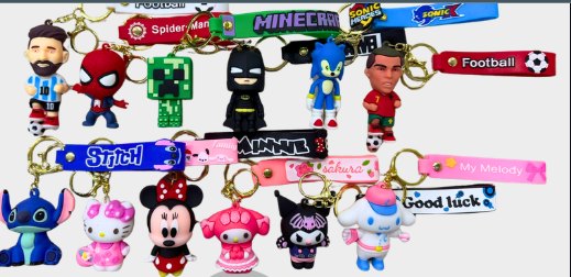 Assorted Character Keychains