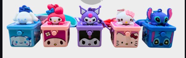 Assorted Character Keychains