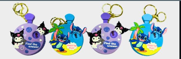 Assorted Character Keychains