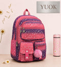 YUOK backpack purple heart front