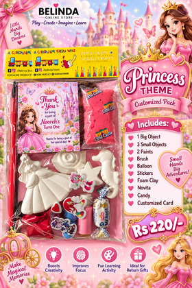 Customized Birthday Pack – Princess Theme | Personalized Kid