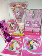 Unicorn Party Set for 10 Kids