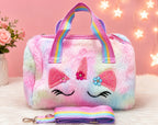 Unicorn handbag pink tie-dye