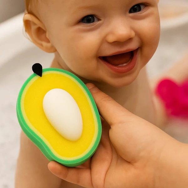 Baby Fruit Bath Sponge – Mango