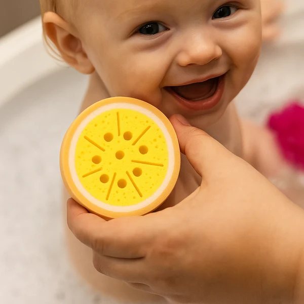 Baby Fruit Bath Sponge – Belinda Store