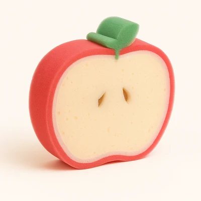 Baby Fruit Bath Sponge – Apple