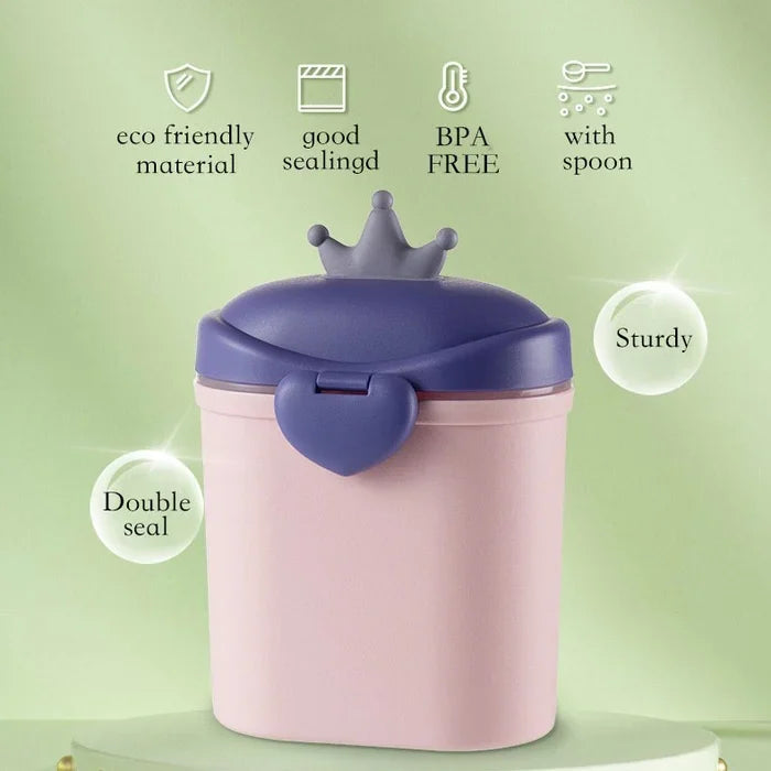 Baby Milk Powder Container with Spoon – image 1 | Belinda Store Pakistan