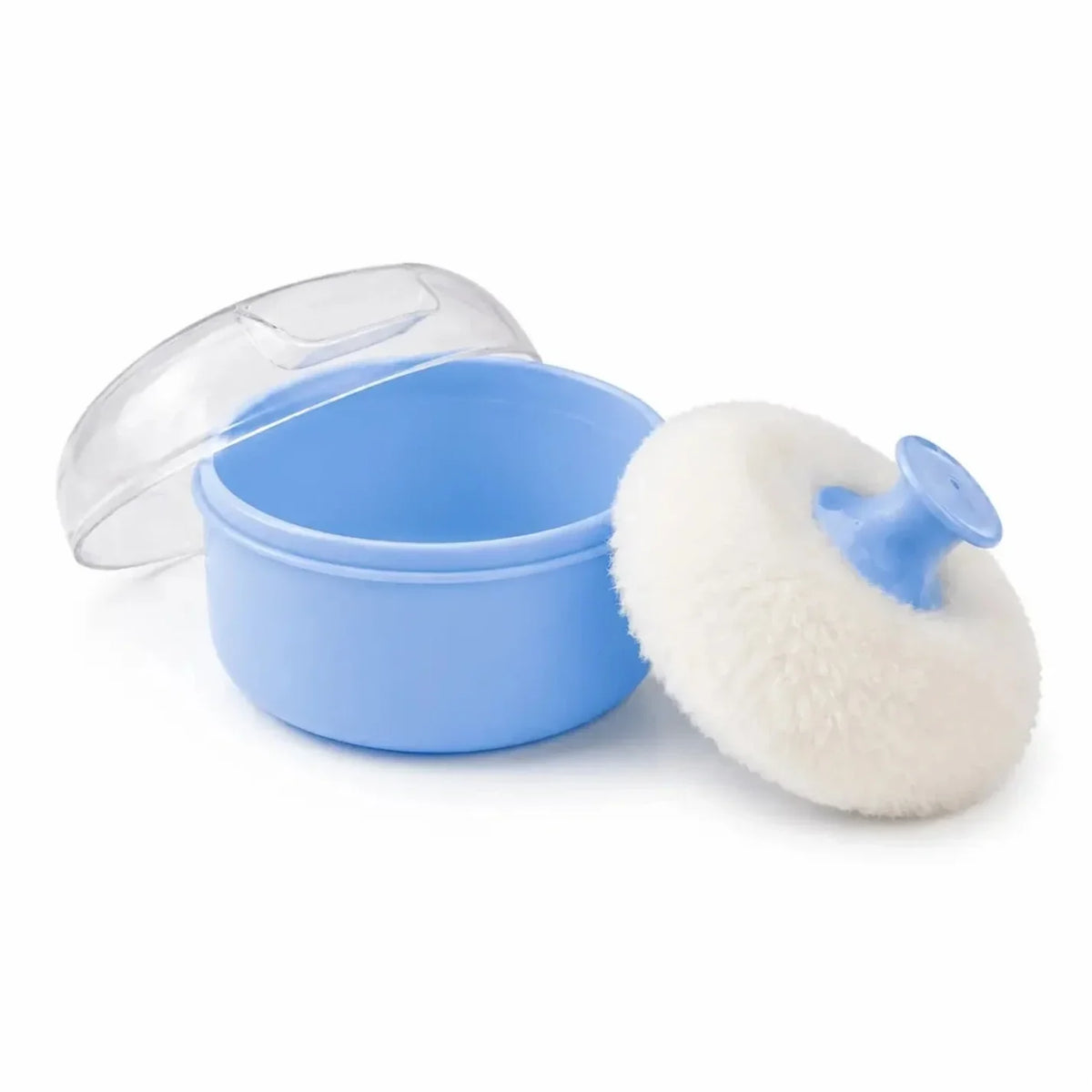 Baby Powder Puff with Container – Blue | Belinda Store Pakistan