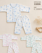 Baby Shirt & Pajama Set 0â3 Months | Soft Cotton - alternate view 4
