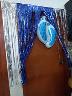 Baby Welcome Decoration – Blue Balloon Arch with Baby Welcome Foil Letters