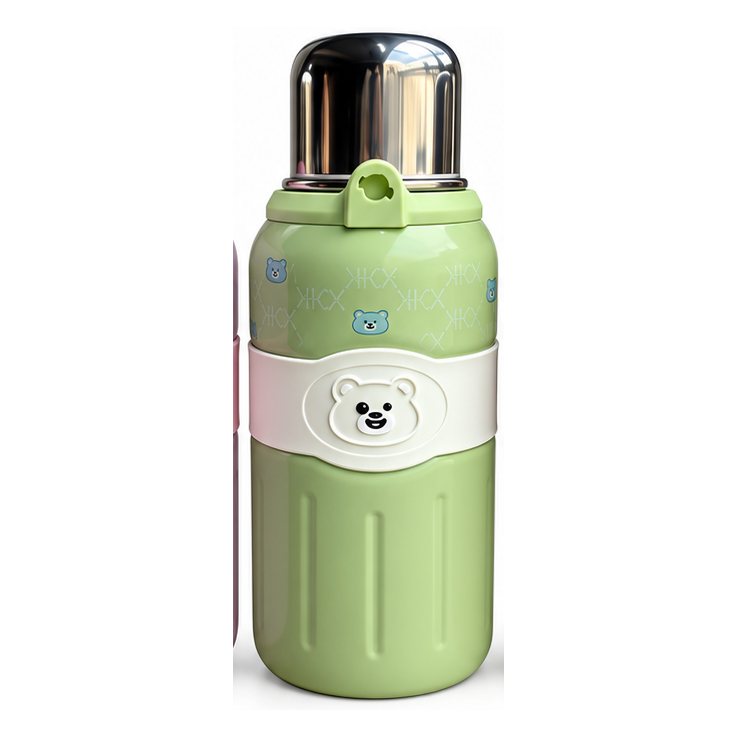 Bear Thermos Green