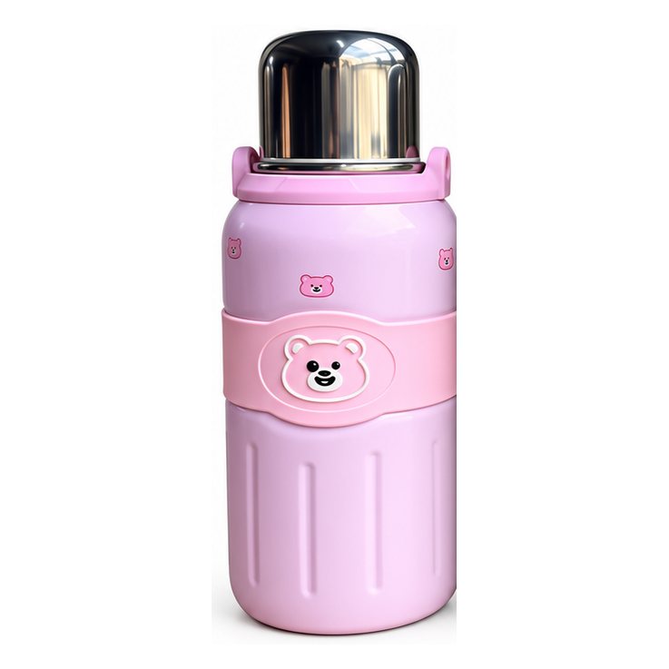 Bear Thermos Pink