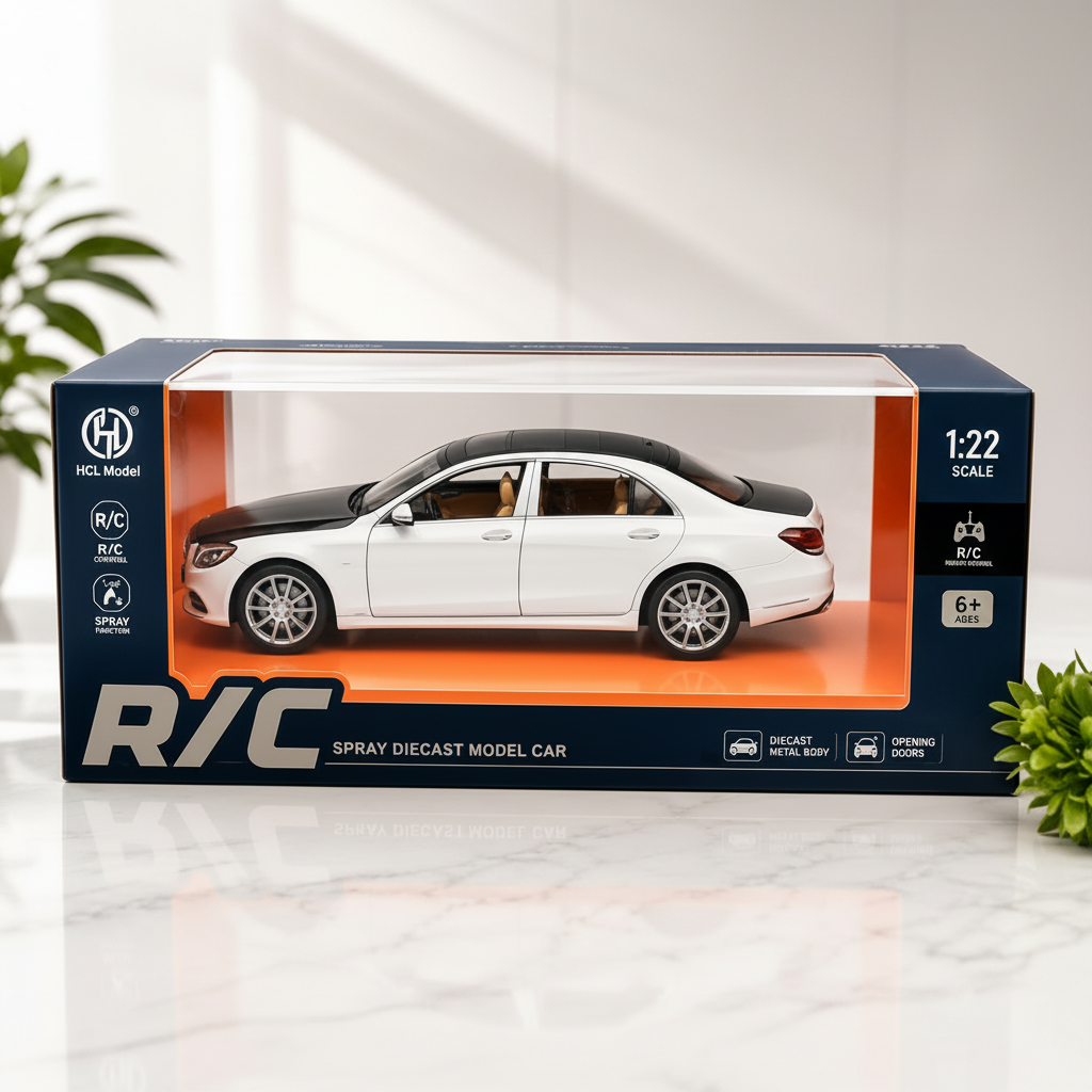 1:22 RC Spray Diecast Mercedes Model Car (Random Color)