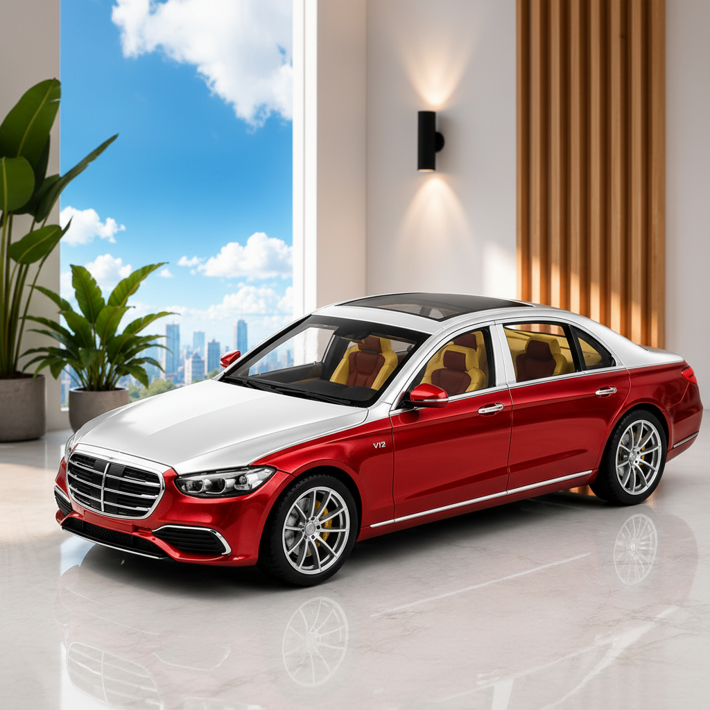 1:22 RC Spray Diecast Mercedes Model Car (Random Color)