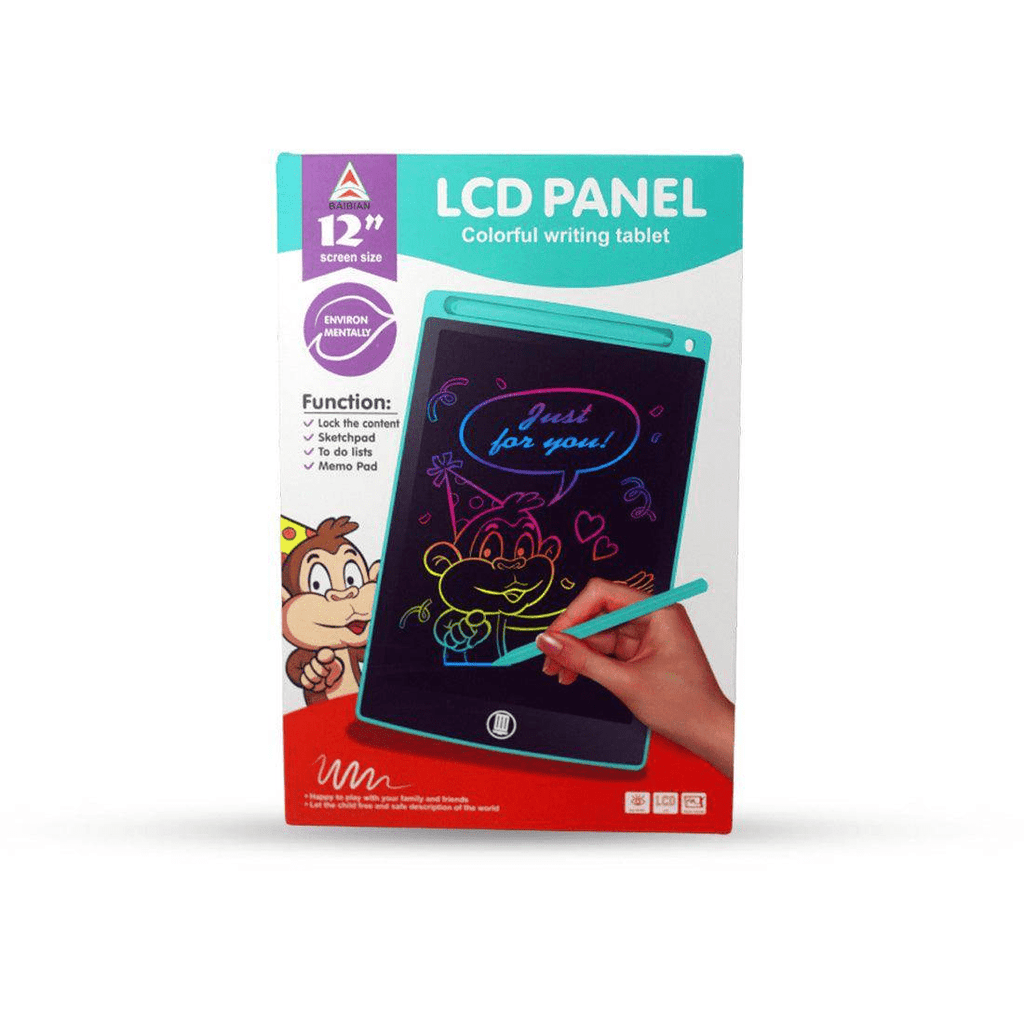 12" LCD Writing Tablet Multicolor