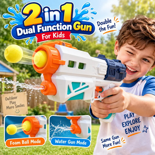 2 in 1 Dual Function Gun For Kids