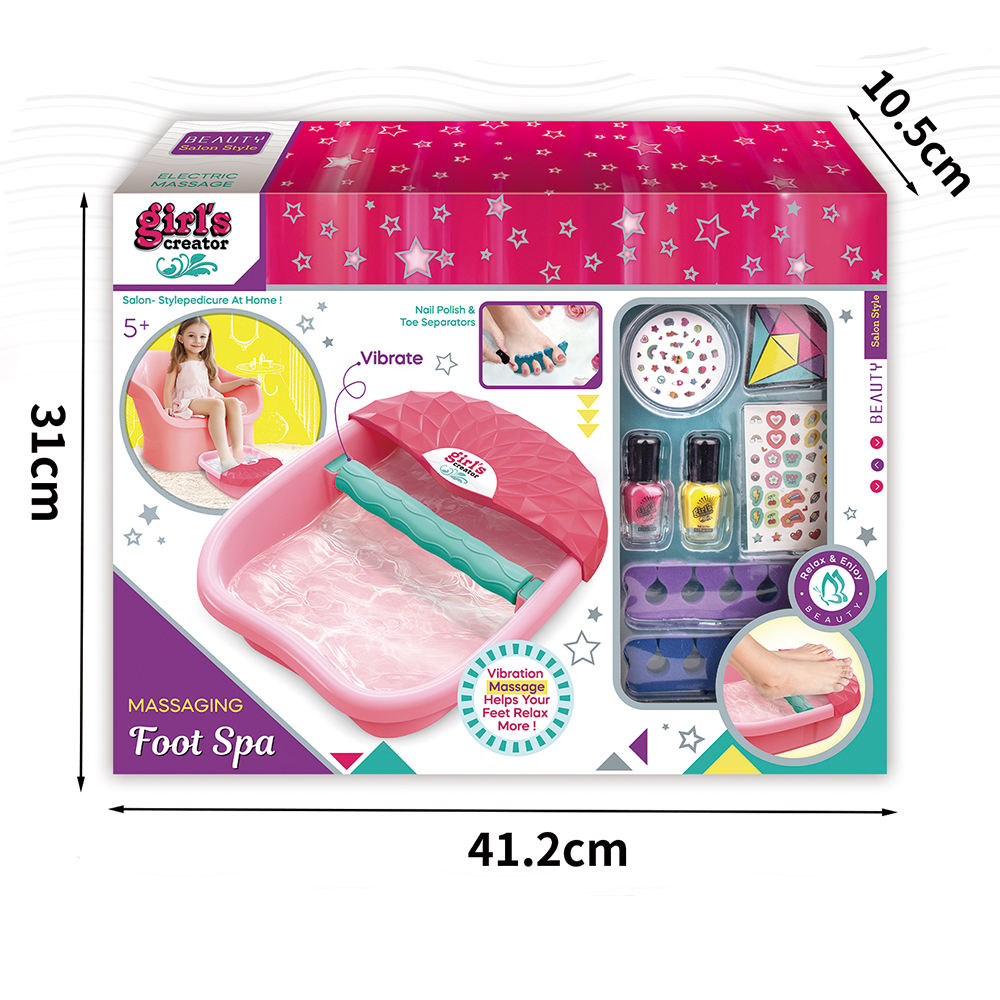 2 in 1 Foot Spa Massager with Nail Set For Kids