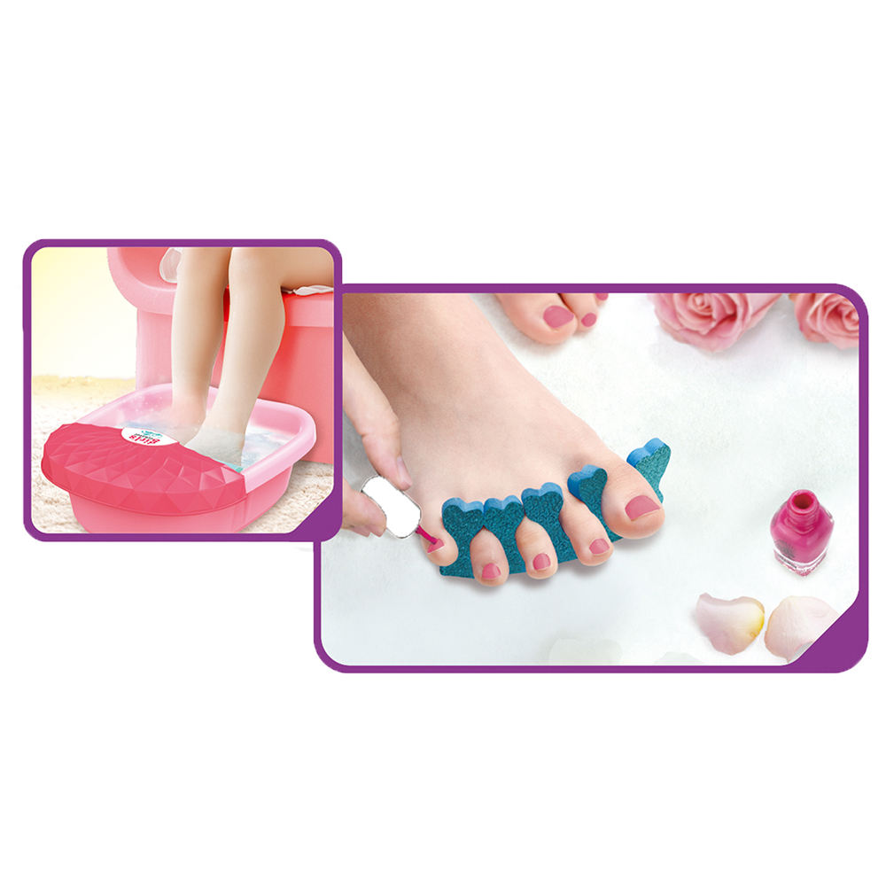 2 in 1 Foot Spa Massager with Nail Set For Kids