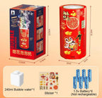 20 Hole Automatic Bubble Machine for Kids – LED Light Bubble Maker Toy