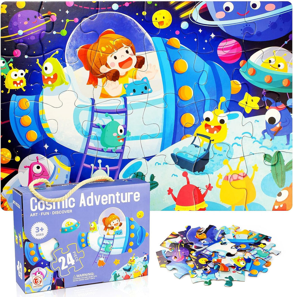 24 Pcs Art Puzzle for Kids