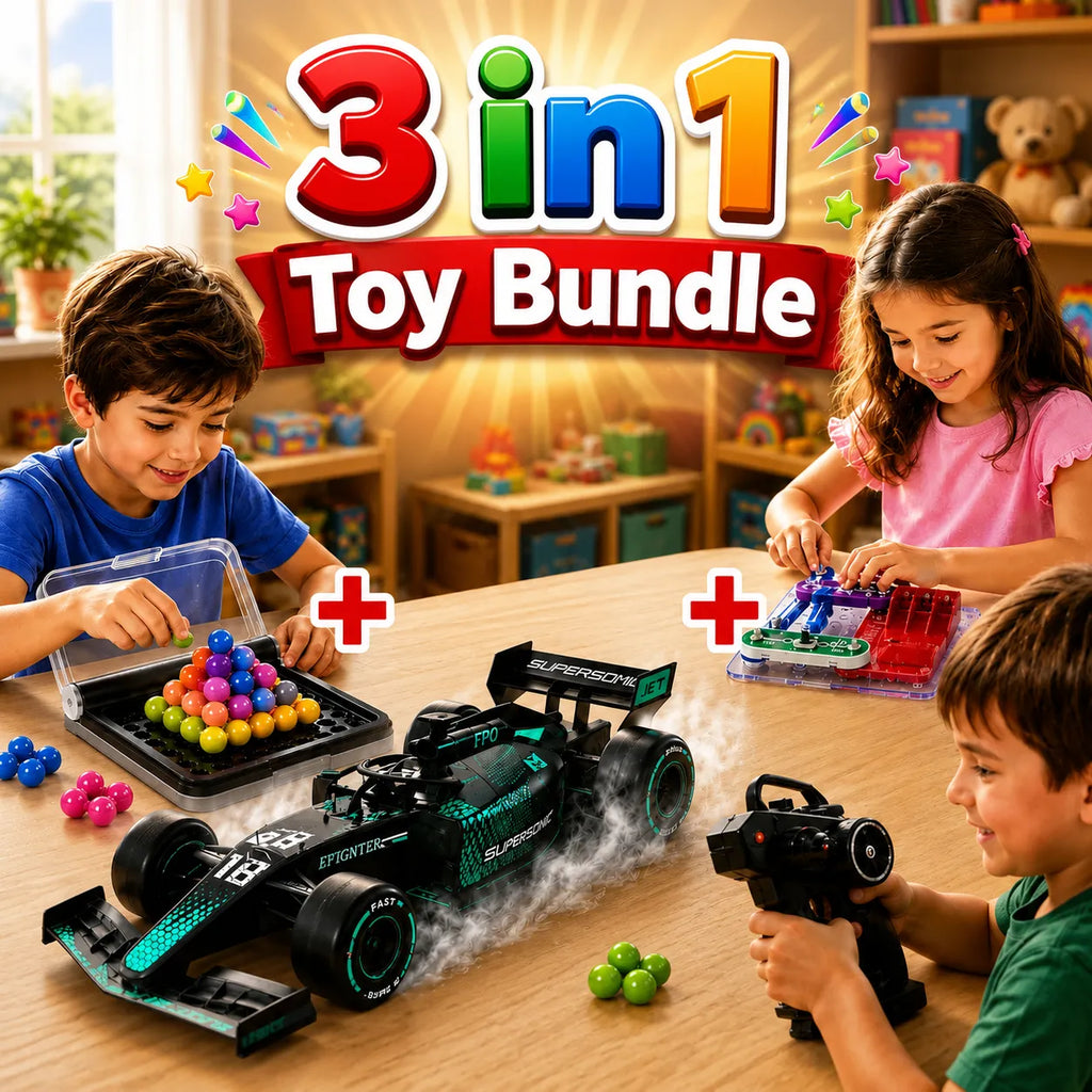 3 in 1 Ultimate Kids Fun & Brain Toy Bundle