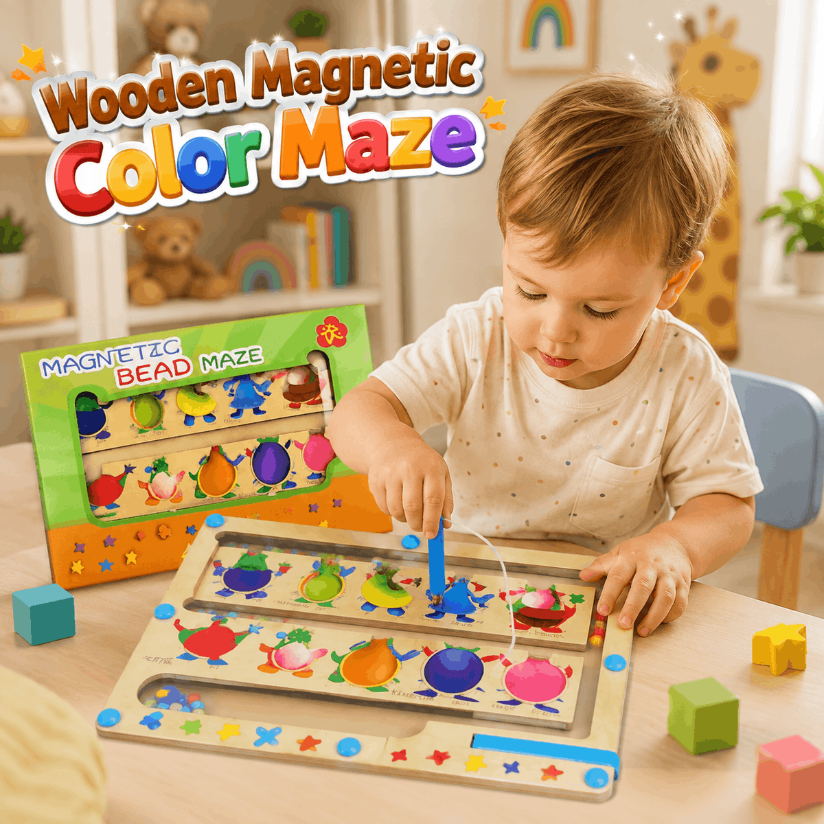 3 in 1 Wooden Learning & Active Play Toy Bundle