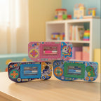3D Metal Pencil Box Set for Kids