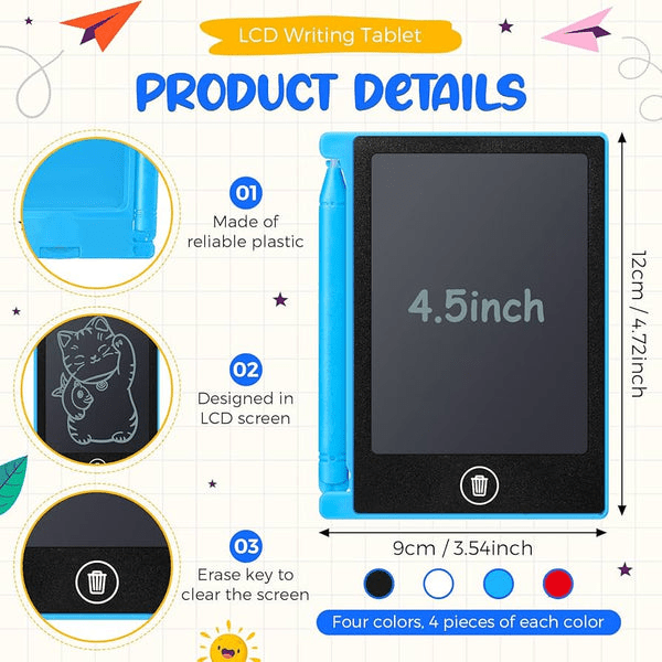 4.5" LCD Writing Tablet Multicolor