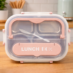 4 Compartment Stainless Steel Lunch Box