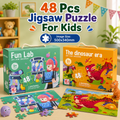 48 Pcs Educational Jigsaw Puzzle for Kids