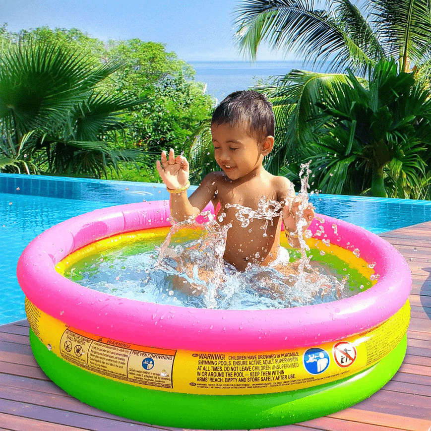 5 FT - Intex Rainbow Swimming Pool For Kids