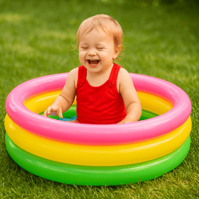 5 FT - Intex Rainbow Swimming Pool For Kids