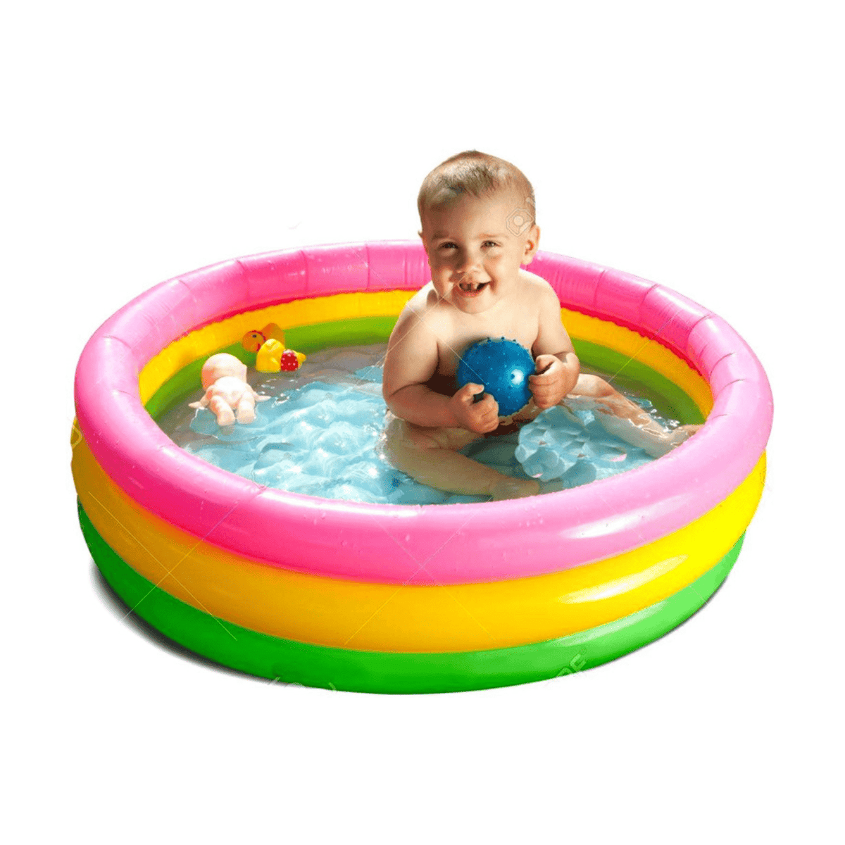 5 FT - Intex Rainbow Swimming Pool For Kids