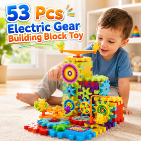 53 Pcs Electric Gear Building Block Toy for Kids