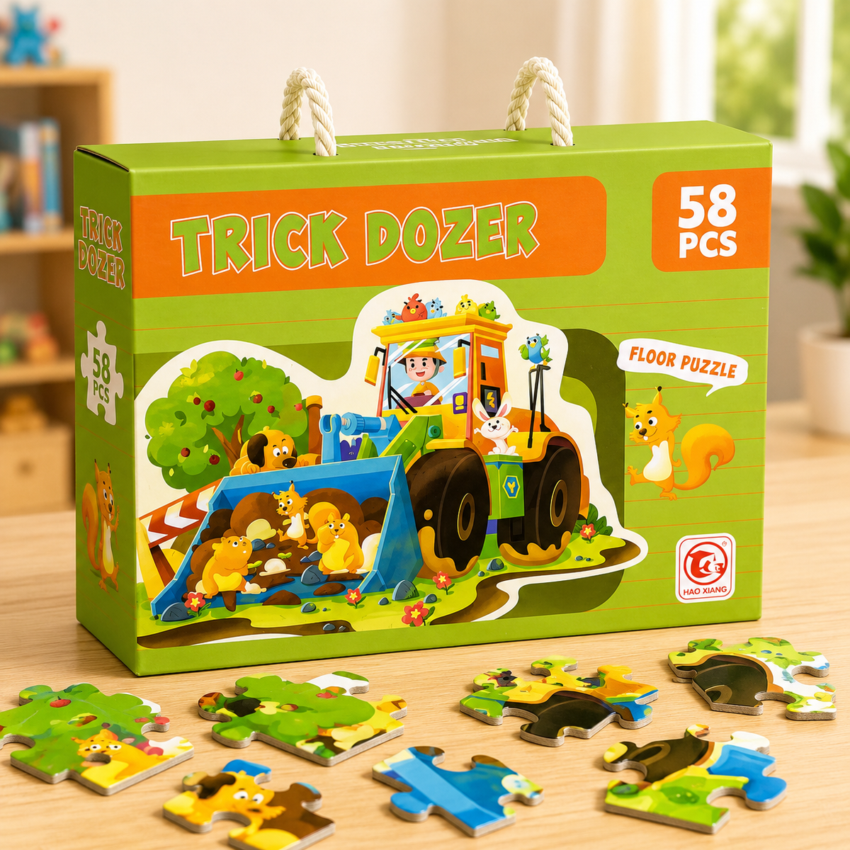 58 Pcs Trick Dozer Puzzle for Kids