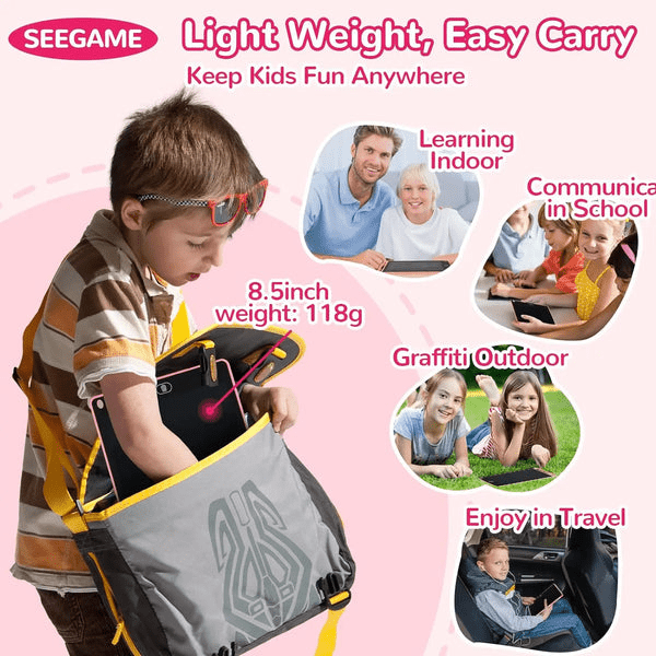 6.5" LCD Writing Tablet Multicolor