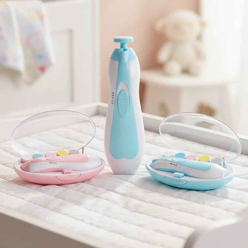 6 in 1 Electric Baby Nail Trimmer Kit (Random Color)
