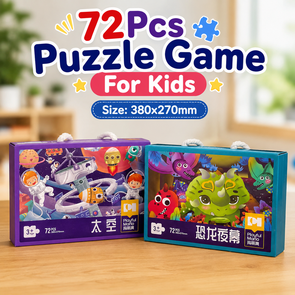 72 Pcs Educational Jigsaw Puzzle for Kids