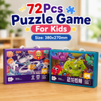 72 Pcs Educational Jigsaw Puzzle for Kids