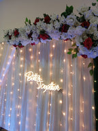 Better Together neon sign decor floral backdrop Karachi – photo 3