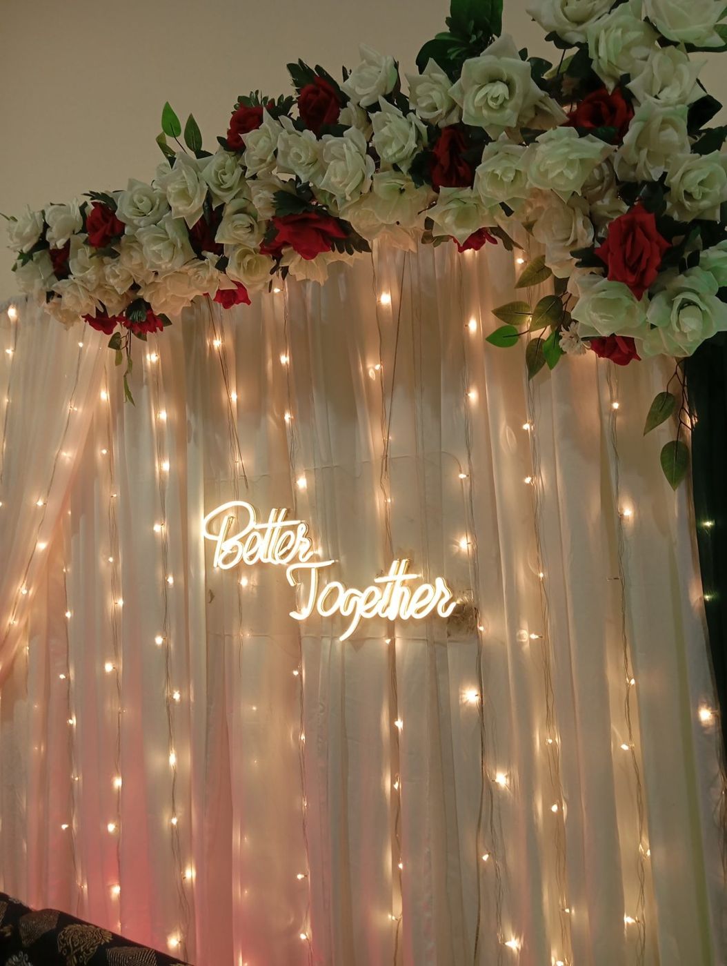 Better Together neon sign decor floral backdrop Karachi – photo 4