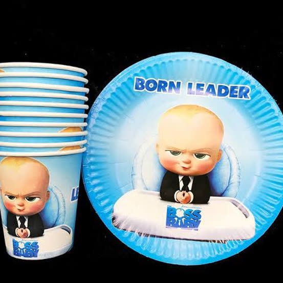 Boss Baby Plates & Cups Set - alternate view 2