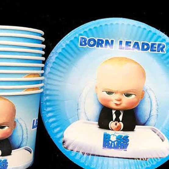 Boss Baby Plates & Cups Set - alternate view 3